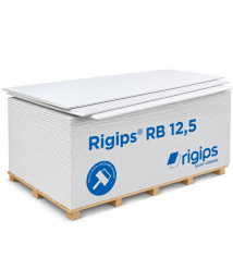 Placa gips-carton Rigips RB, tip A, 12.5 x 1200 x 2000 mm
